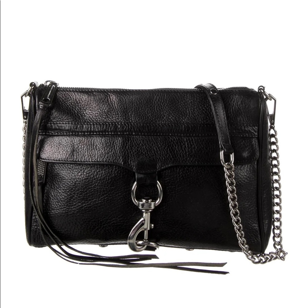 Rebecca Minkoff Black Leather Crossbody Purse